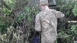 CLEAN : Ukrainian artillery fires at Russian positions on the Donbas front News Clip