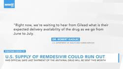 Official: U.S. Supply Of COVID-19 Drug Could Run Out Soon News Clip