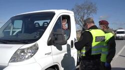 CLEAN : Border post at Lithuania-Latvia border reopened to traffic, as Baltic states ease virus lockdowns News Clip