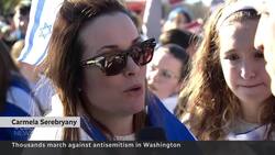 Thousands attend antisemitism rally in Washington, D.C. News Clip