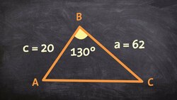 How to find the area of an oblique triangle Instructional Video