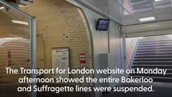 London Underground services suspended after power outage News Clip