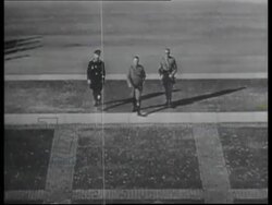 Nuremberg Rally, Hitler, war atrocities. 1930s. Stock Footage