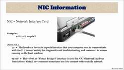 Linux Network Administration - NIC Information Instructional Video
