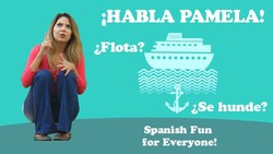 Kids Learn Spanish | Sink or Float in Spanish | Habla Pamela ¿Flota o Se Hunde? Instructional Video