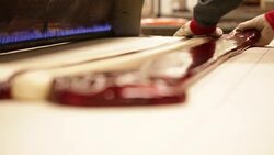 Making Candy Canes Stock Footage