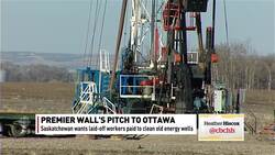 Sask. premier wants federal money for oil companies News Clip