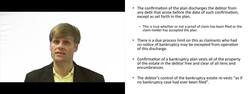 Bankruptcy: Relief and Debt Discharge Explained Instructional Video