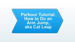 How to Do an Arm Jump aka Cat Leap Instructional Video