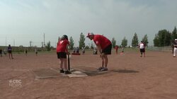 Adapting baseball to the athlete at an annual game in Alberta Instructional Video