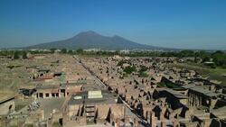 Pompeii Preserved: Drone Footage Reveals Roman Life Stock Footage