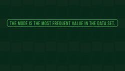 MATHS - Probability - Mode Instructional Video