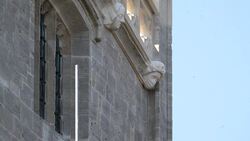 Carving of NHS worker installed on Christchurch Priory News Clip