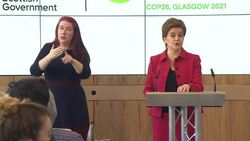 Nicola Sturgeon speech ahead of COP 26 News Clip
