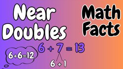 Near Doubles Math Fact Fluency Lesson & Practice Instructional Video