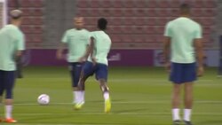 Vinícius Júnior during Brazil training session News Clip