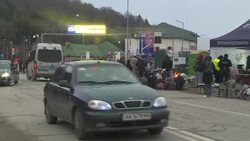 Ukrainian refugees on Polish border News Clip