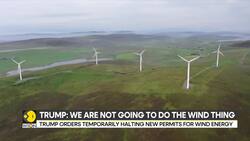 Trump orders temporarily halting new permits for Wind Energy? News Clip