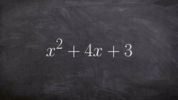 Learn the easiest way to factor a trinomial when a=1 Instructional Video