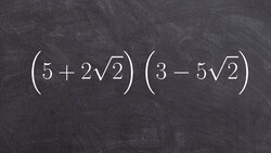 Lean How to Multiply Two Binomials with Radical Terms Instructional Video