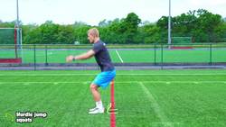 Moving - Hurdle jump squats Instructional Video