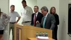 Raucous, angry crowds greet town hall meetings in U.S. News Clip