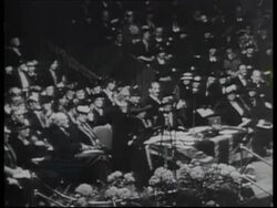 1939 Hitler invades Czechoslovakia, von Rippentrop meets Molotov in Moscow, Stalin at parade on Red Square Stock Footage