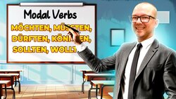 Konjunktiv 2 with Modal Verbs | B1 German Grammar Lesson Instructional Video