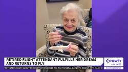 Retired Flight Attendant Relives Fulfilling Career News Clip