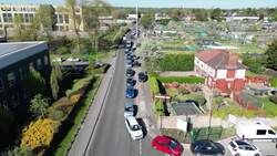 Residents queue to use Birmingham tip - drone footage News Clip