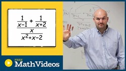 Simplify a complex fraction by multiplying by the lcd Instructional Video