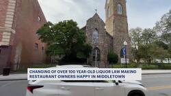 Middletown restaurant allowed to serve liquor after 100-year-old law overturned News Clip