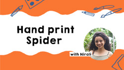 DIY Spider Hand Print Instructional Video