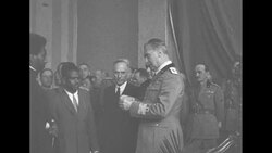Rodolfo Graziani arrives in Addis Ababa as new Viceroy of Italian East Africa News Clip