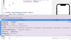 SwiftUI iOS 16 Crash Course - Emoji Quote App in SwiftUI - Speech Bubble View - Part 2 Instructional Video