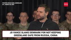 'Excuse Me?': Trump Aide Vance Roars At Denmark From Greenland For Not Keeping Russia, China At Bay News Clip