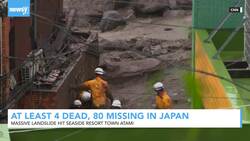 Japan Continues Rescue Efforts After Massive Landslide News Clip