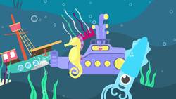 PURPLE SUBMARINE 🟣🌊| Song for Kids | Lingokids Instructional Video