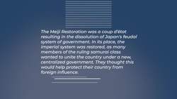 Britannica Q&A: Meiji Restoration Instructional Video