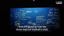 Artwork inspired by Muammar Gaddafi's visit to Rome wins prestigious MAXXI art prize News Clip