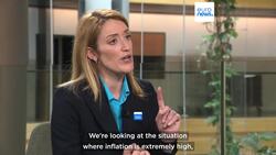 EU must 'match expectations' of Ukraine's membership ambitions - Metsola News Clip