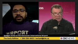 Janitors strike at the Vancouver International Airport for fair wages News Clip