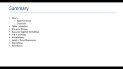 Learn Tableau by Working on Exciting Dashboards - Summary-2 Instructional Video