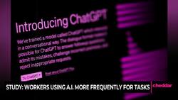 Study: Workers Using A.I. More Frequently for Tasks News Clip