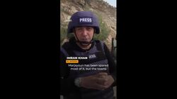 Reporter sees people fleeing southern Lebanon News Clip