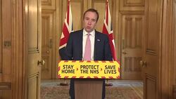 Matt Hancock MP daily press briefing on coronavirus News Clip