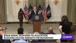 Biden Administration Responds To Injunction Blocking Vaccine Mandate News Clip