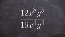 Simplify a rational expression with two variables Instructional Video