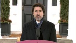 Trudeau is asked about the prospect of EU export controls on COVID vaccines News Clip