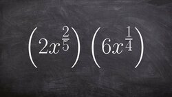 Multiplying two exponents with rational powers, then simplifying Instructional Video